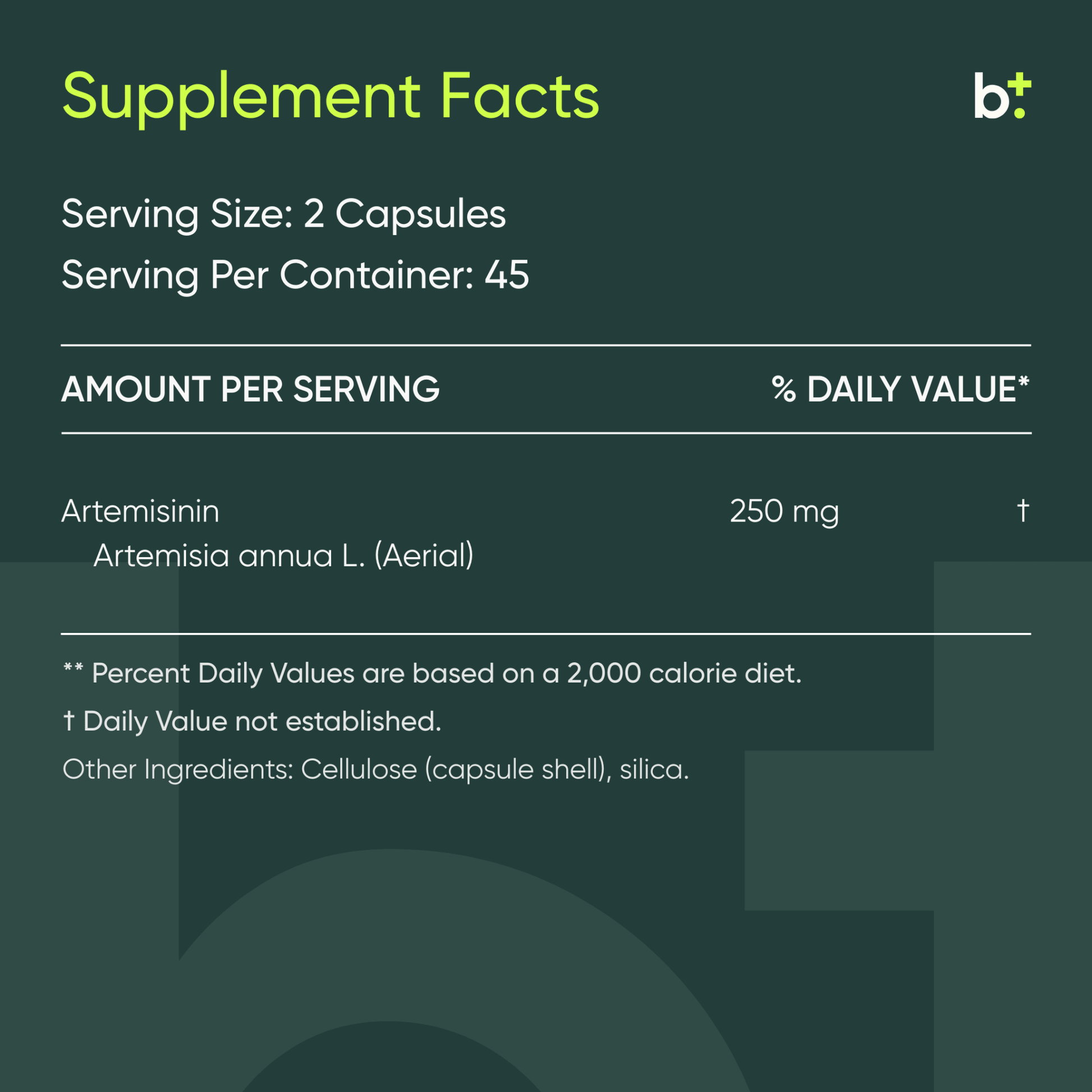 Artemisinin Solo™ - Researched Nutritionals - B. Health Shop