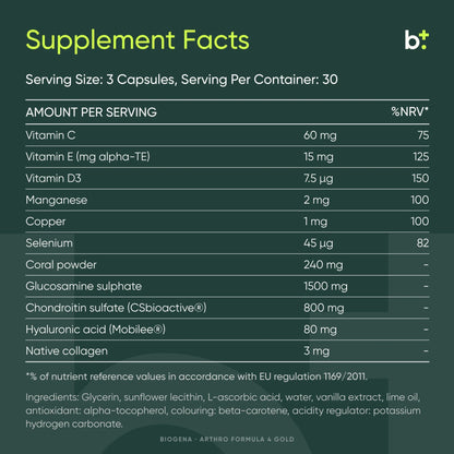 Arthro Formula 4 GOLD - BIOGENA - B. Health Shop