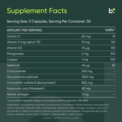 Arthro Formula 4 GOLD - BIOGENA - B. Health Shop