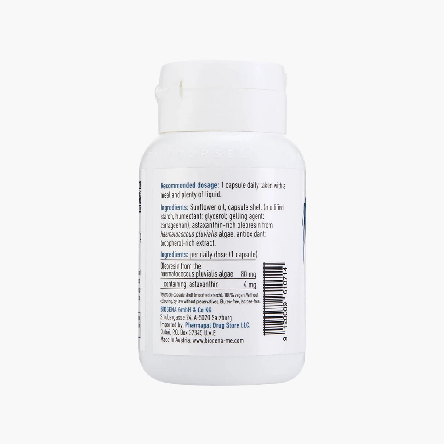 Astaxanthin - BIOGENA - B. Health Shop