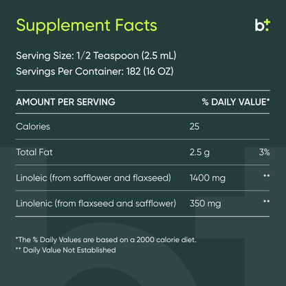 Balance Oil (Omega 6+3) - BodyBio - B. Health Shop