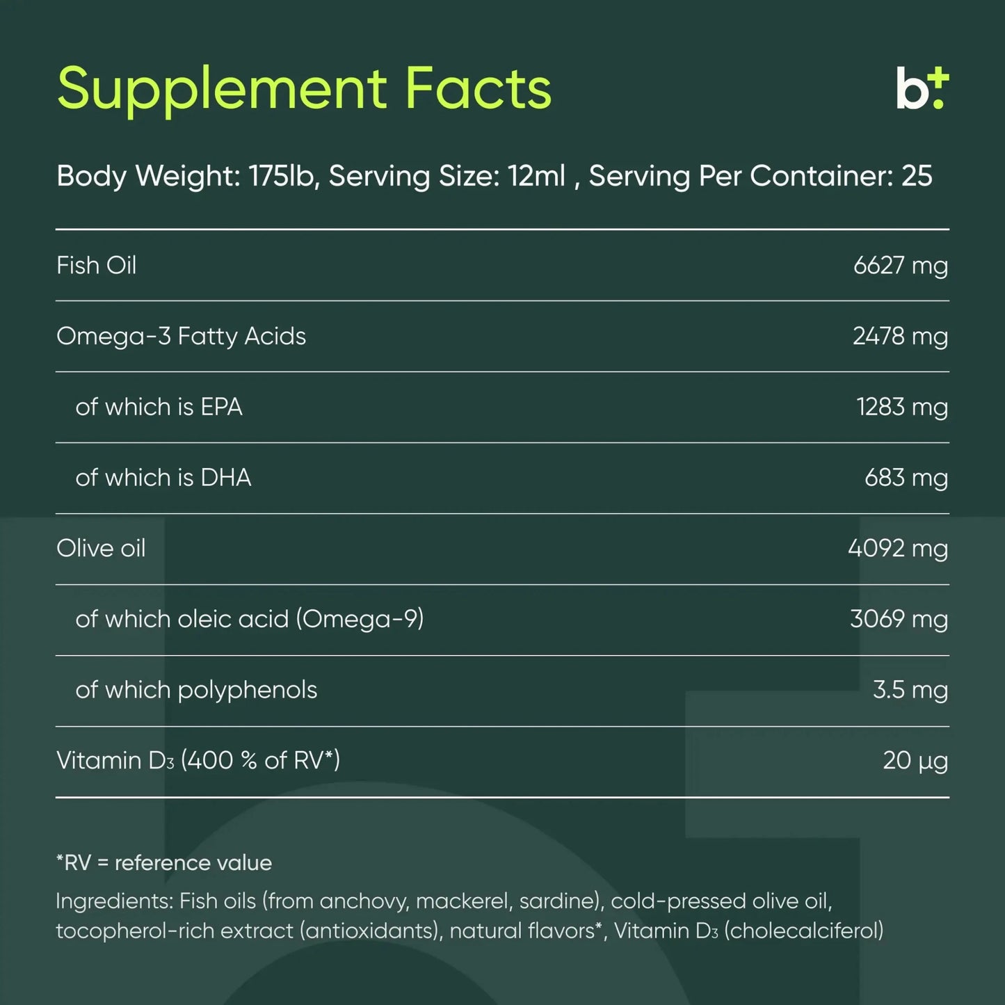 BalanceOil+ 300ml - Zinzino - B. Health Shop