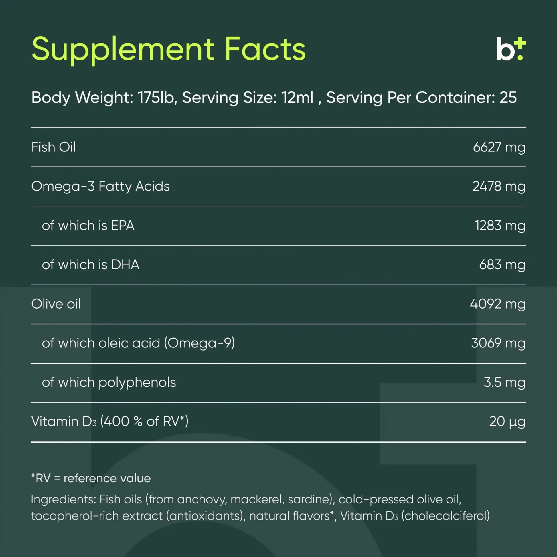 BalanceOil+ 300ml - Zinzino - B. Health Shop