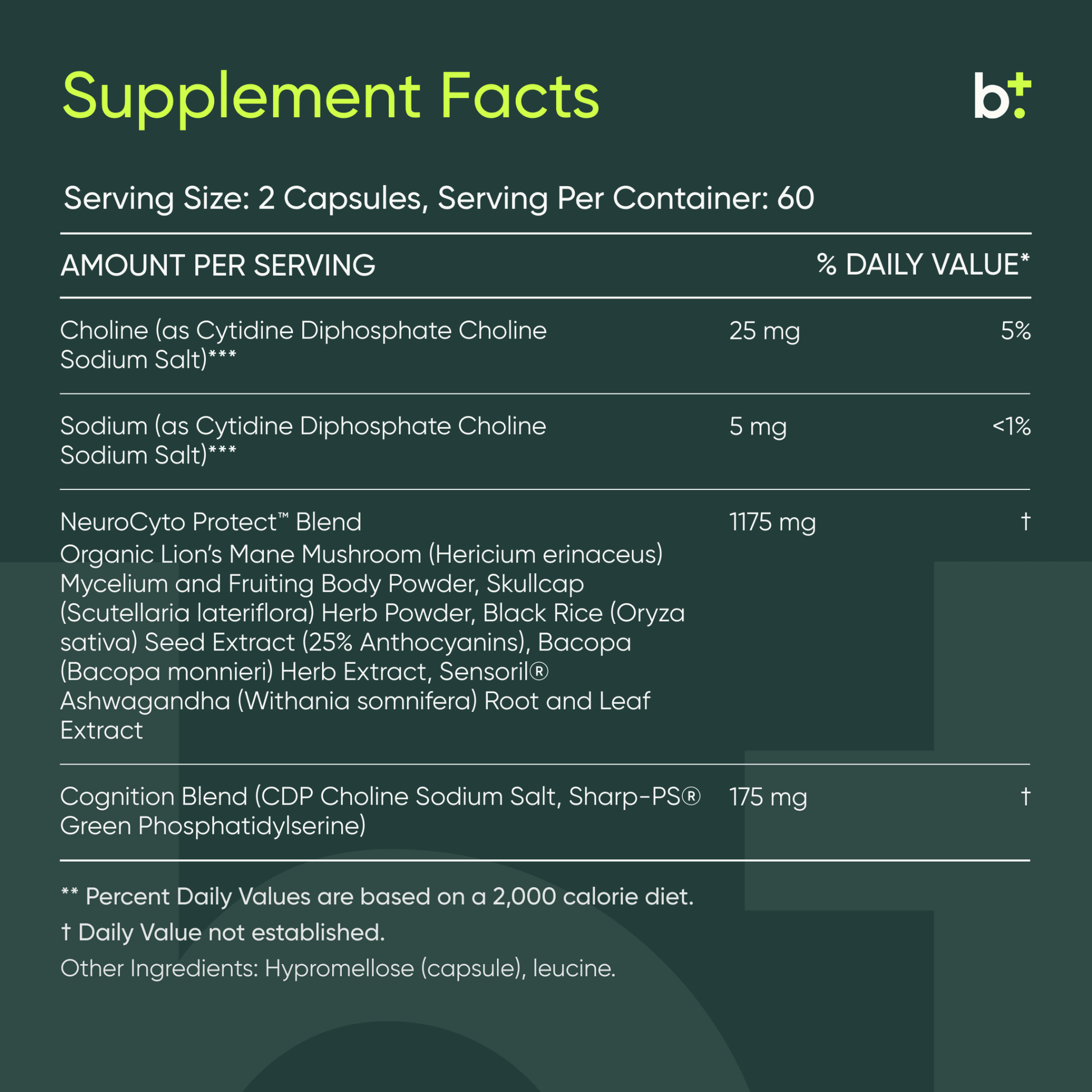 BDNF Essentials® - Researched Nutritionals - B. Health Shop