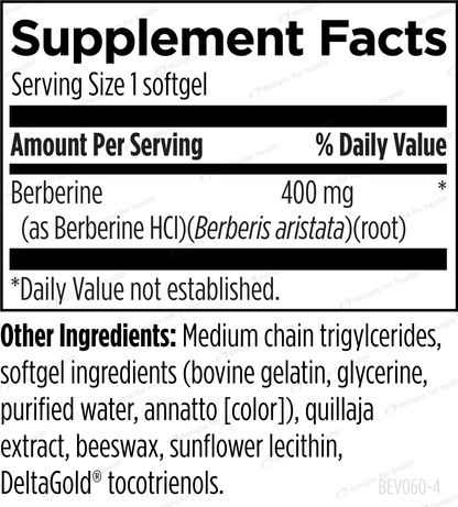 Berberine - Evail™ - Design Health - B. Health Shop