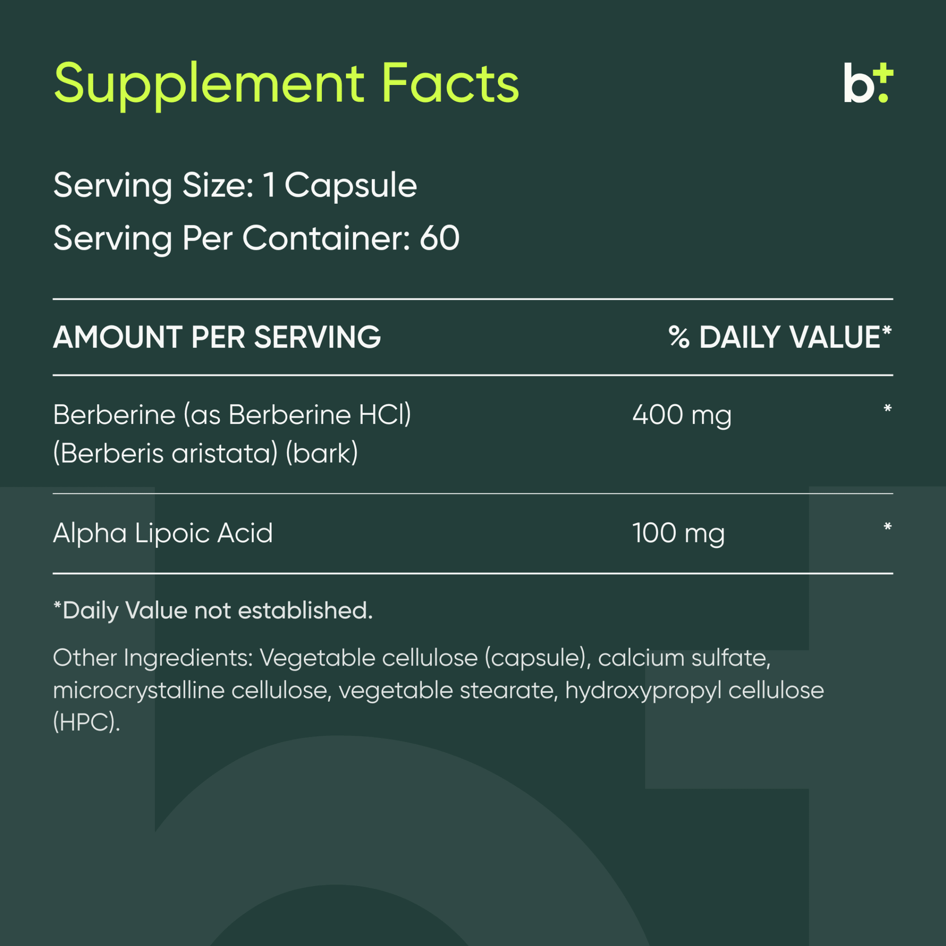 Berberine Synergy™ - Design Health - B. Health Shop