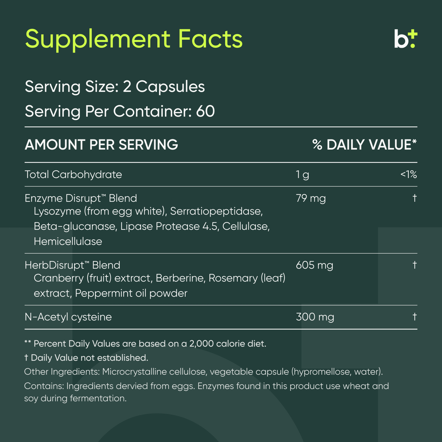 BioDisrupt® - Researched Nutritionals - B. Health Shop