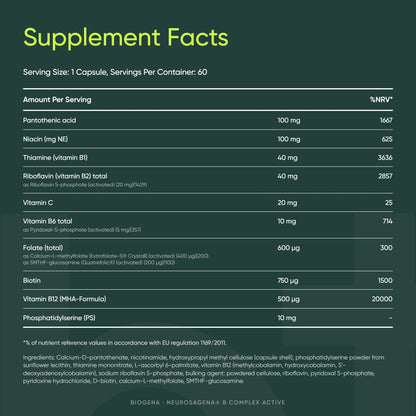Neurosagena® B Complex Active