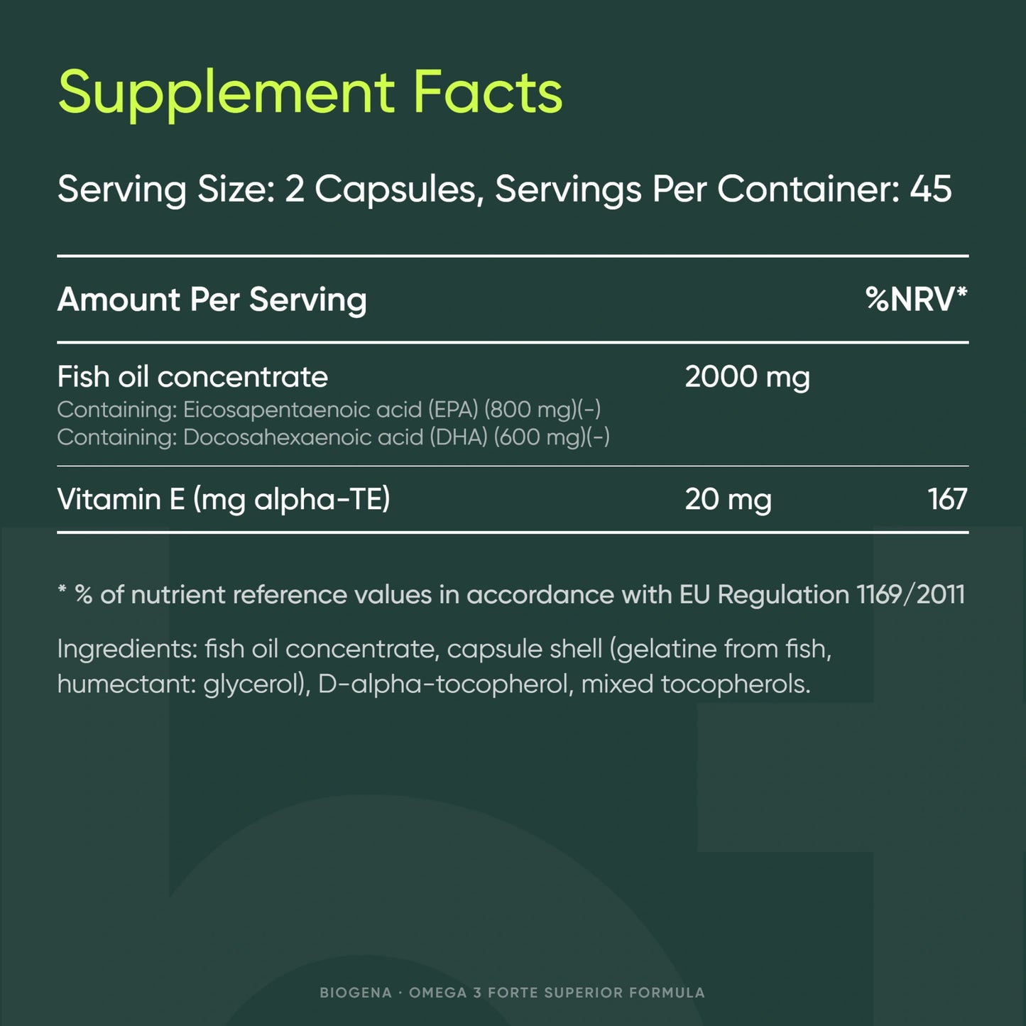 Omega 3 Forte Superior