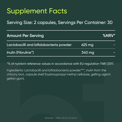 Omni Lactis® 20 PUR Gold Inulin-free