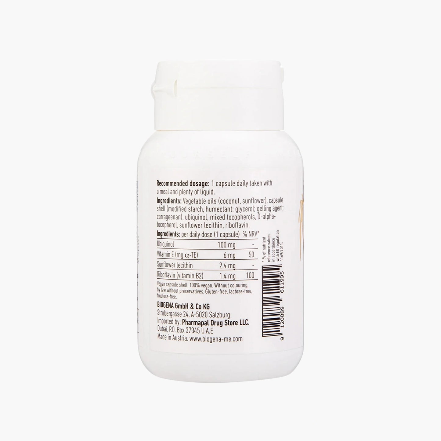 Ubiquinol CoQ10 vegan