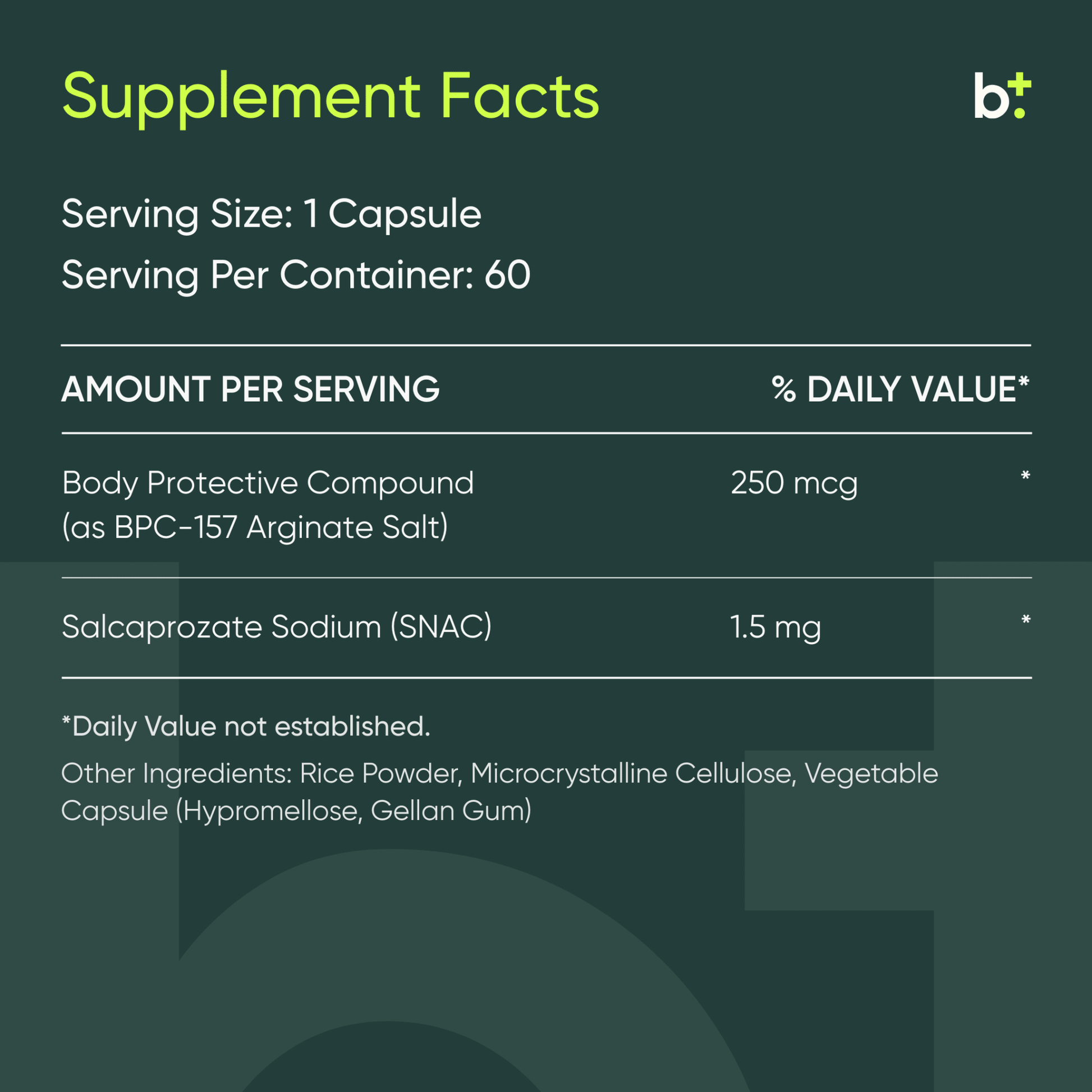 InfiniWell BPC-157 Delayed 250mcg - Joint & Gut Support B. Health Shop InfiniWell BPC-157 Delayed 250mcg - Joint & Gut Support B. Health Shop