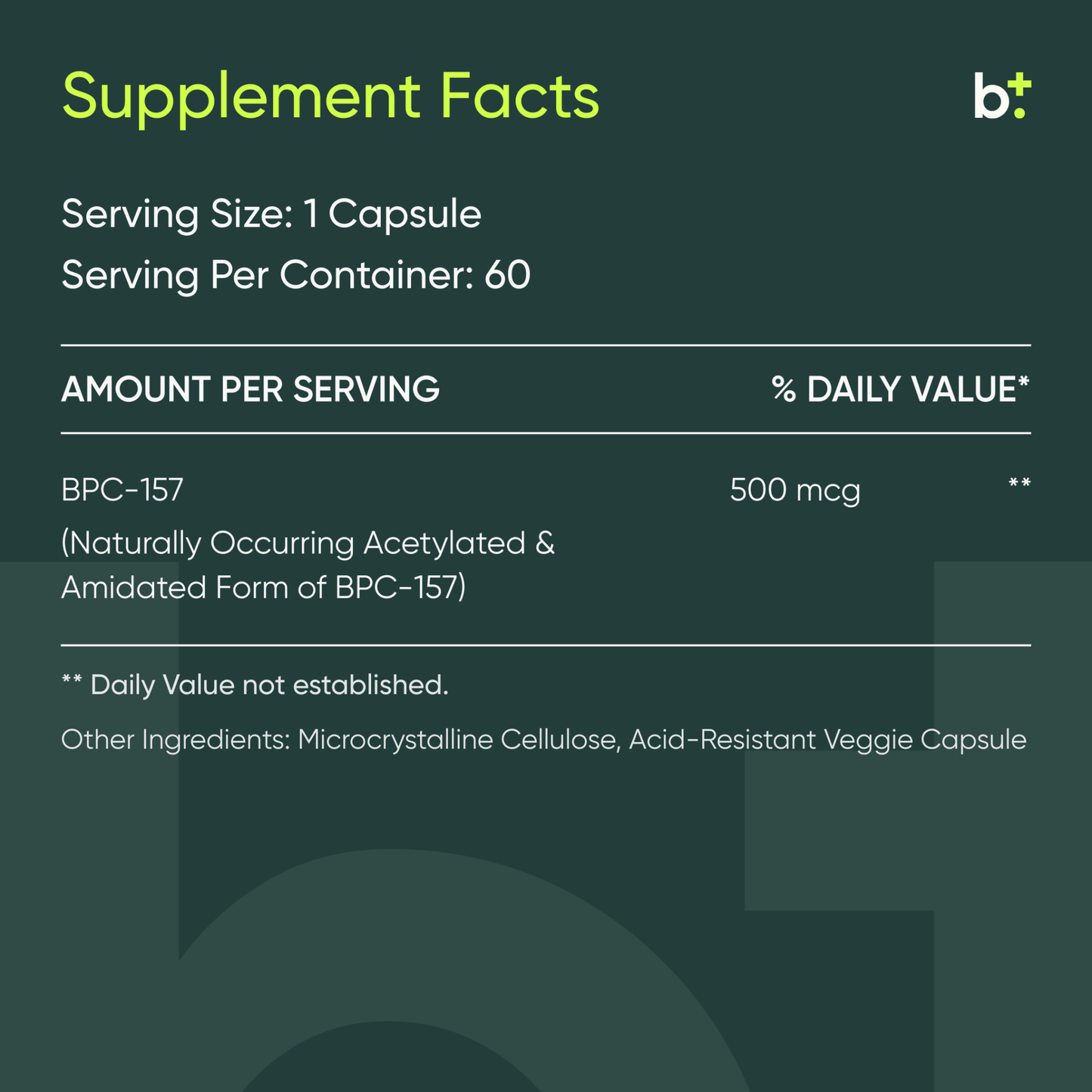 BPC - 157 PURE™ Delayed Release - Integrative Peptides - B. Health Shop