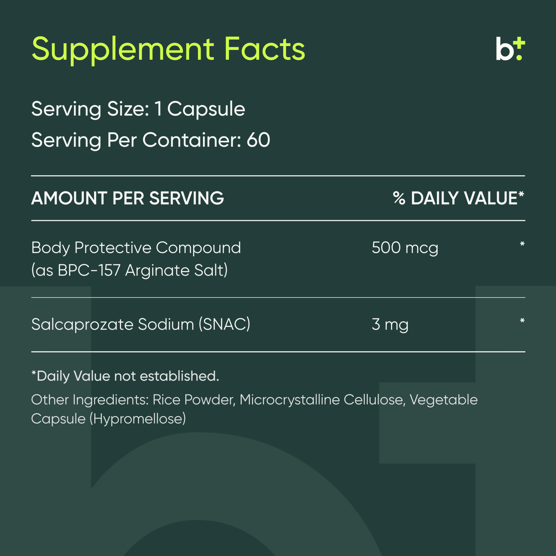 BPC-157 Rapid™ (500 MCG) - Infiniwell - B. Health Shop