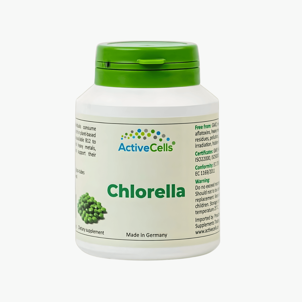 Chlorella 334 Tablets - ActiveCells® - B. Health Shop