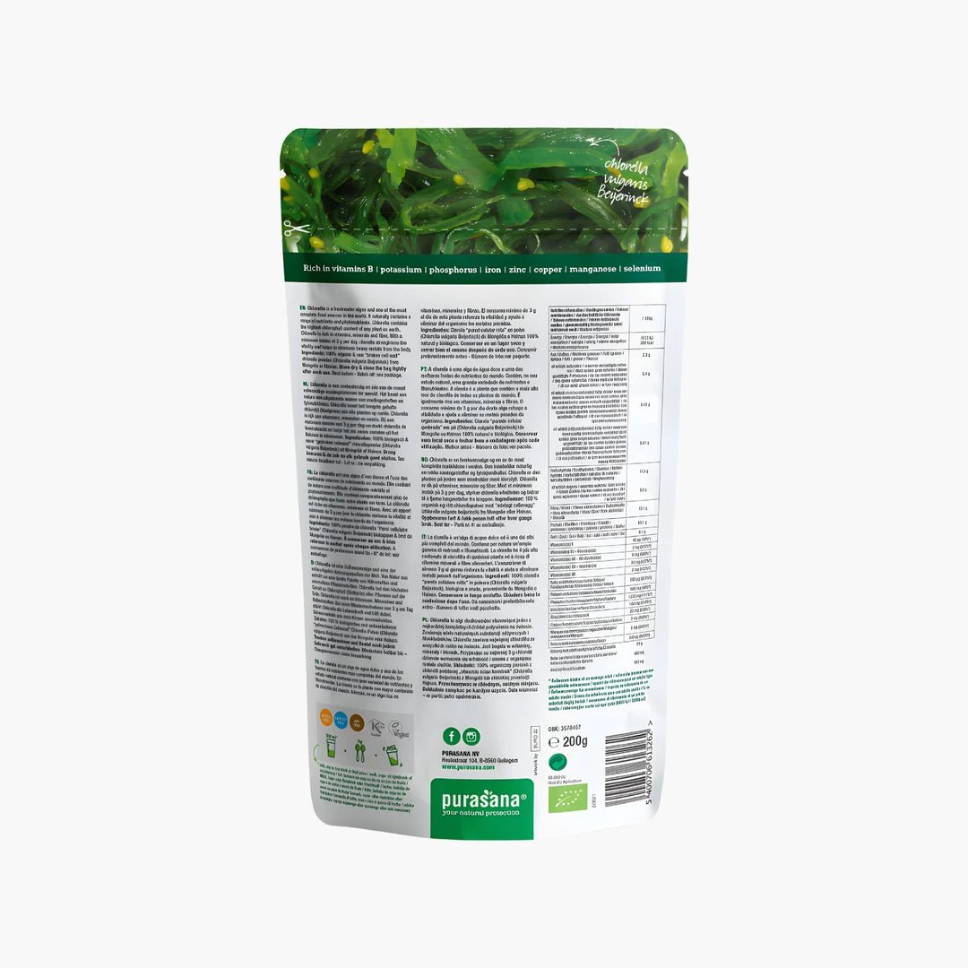 Chlorella Powder - purasana - B. Health Shop