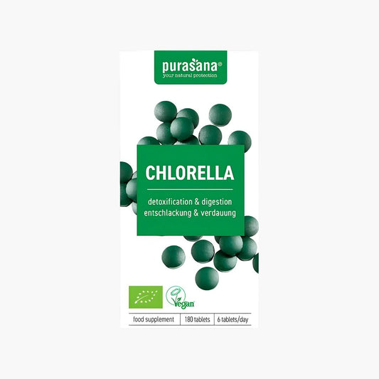 Chlorella Tablets (180) - purasana - B. Health Shop