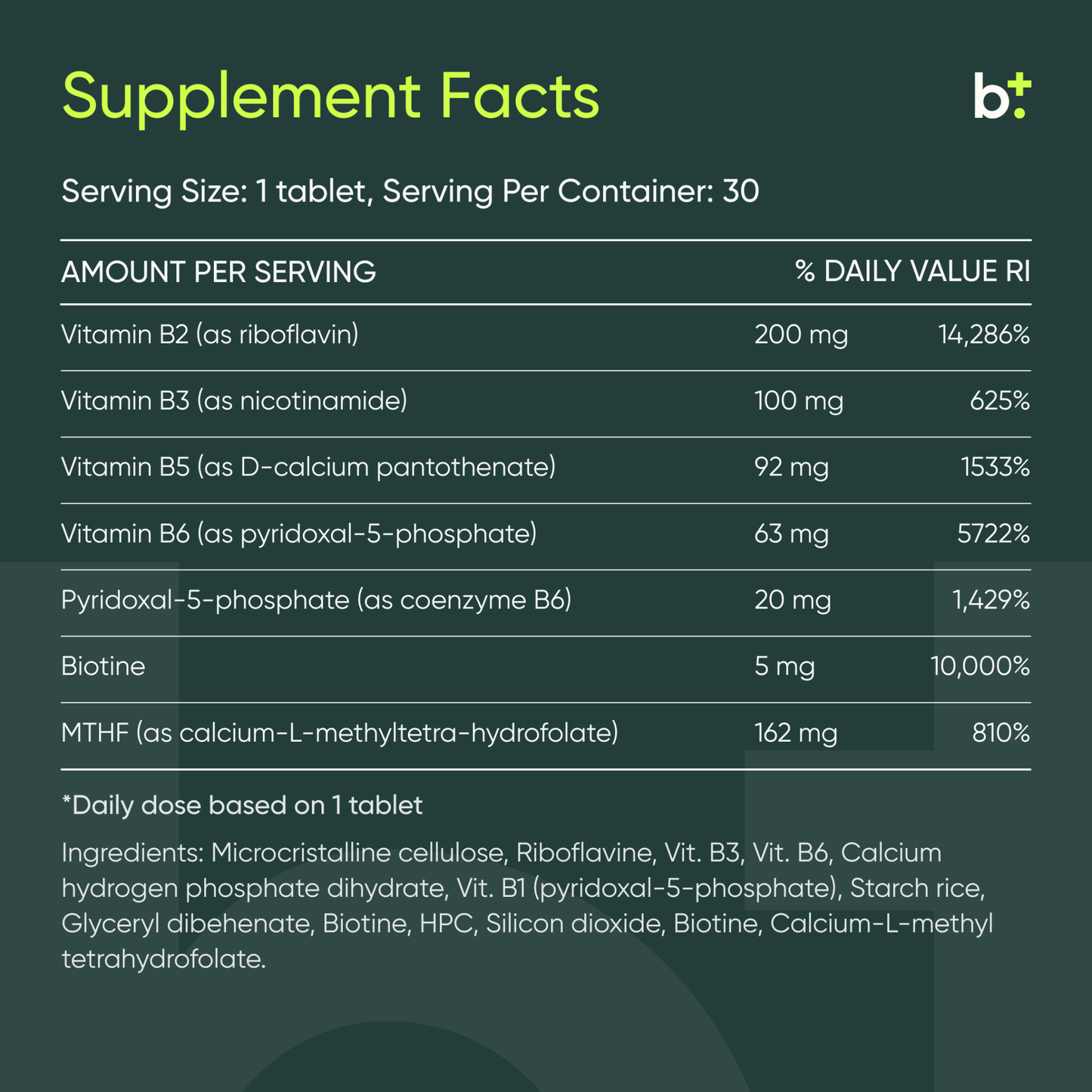 Co - Factor B - Complex - Nutrined - B. Health Shop
