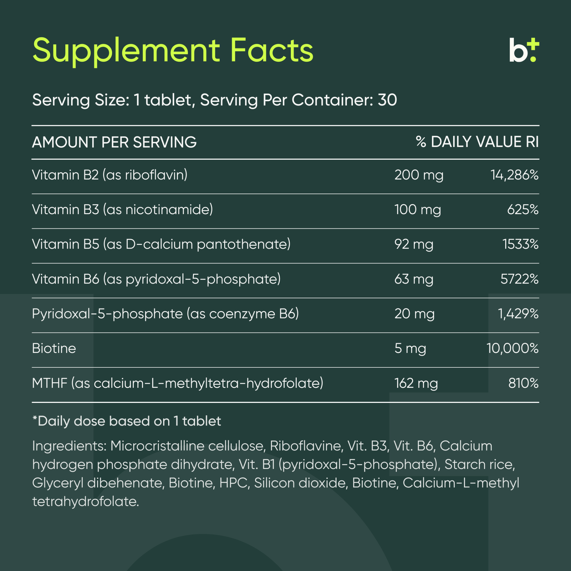 Co - Factor B - Complex - Nutrined - B. Health Shop