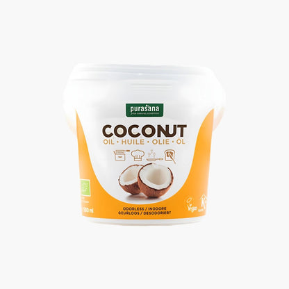 Coconut Oil Deodorized (500ml) - purasana - B. Health Shop