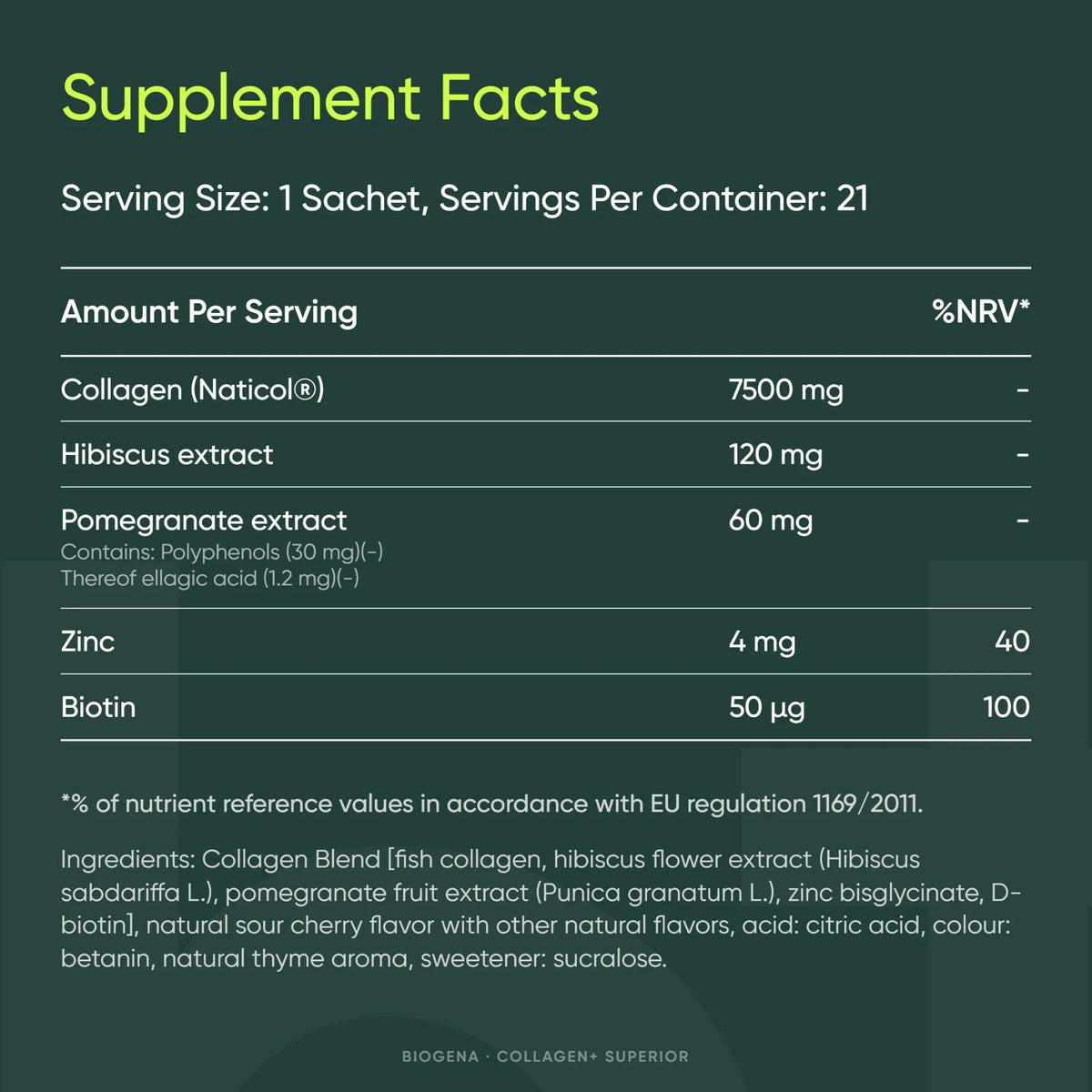 Collagen+ Superior - BIOGENA - B. Health Shop