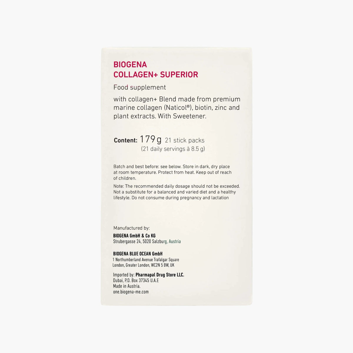 Collagen+ Superior - BIOGENA - B. Health Shop