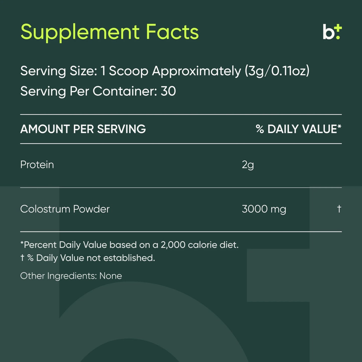 Core Colostrum - Equip - B. Health Shop
