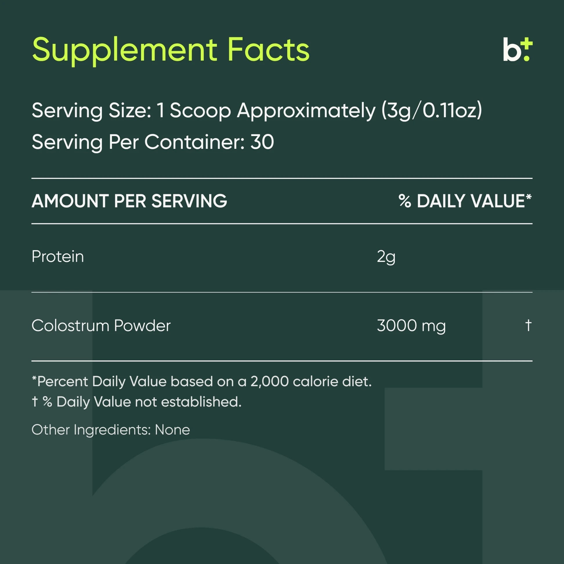 Core Colostrum - Equip - B. Health Shop