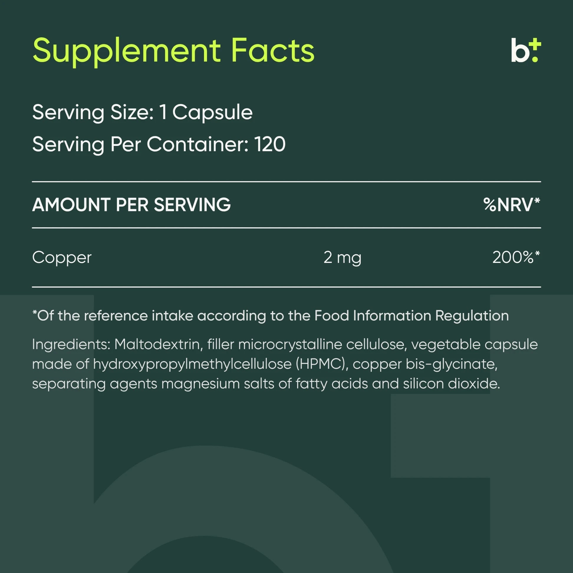 CupriMit Copper 2mg - mse MitoMed - B. Health Shop
