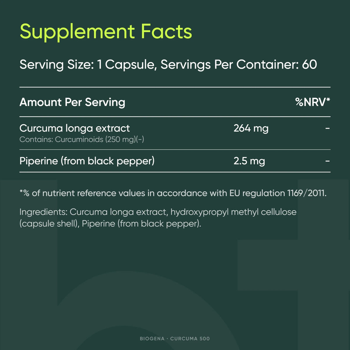 Curcuma - BIOGENA - B. Health Shop