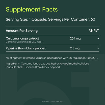Curcuma - BIOGENA - B. Health Shop