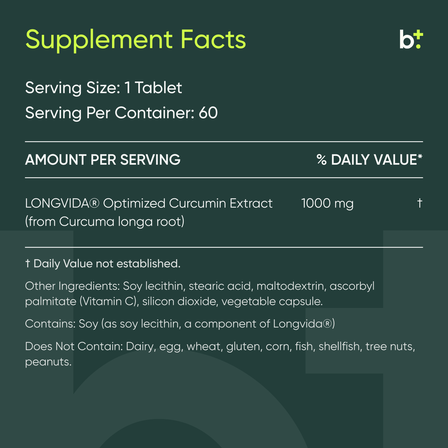 Curcumin Longvida 1000 - ProHealth - B. Health Shop