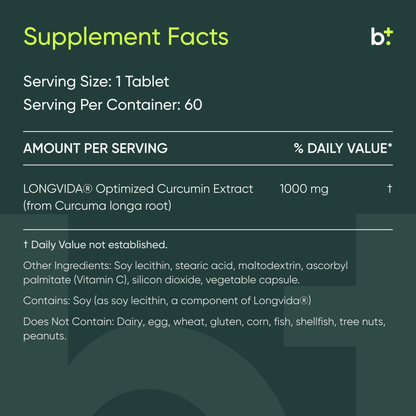 Curcumin Longvida 1000 - ProHealth - B. Health Shop