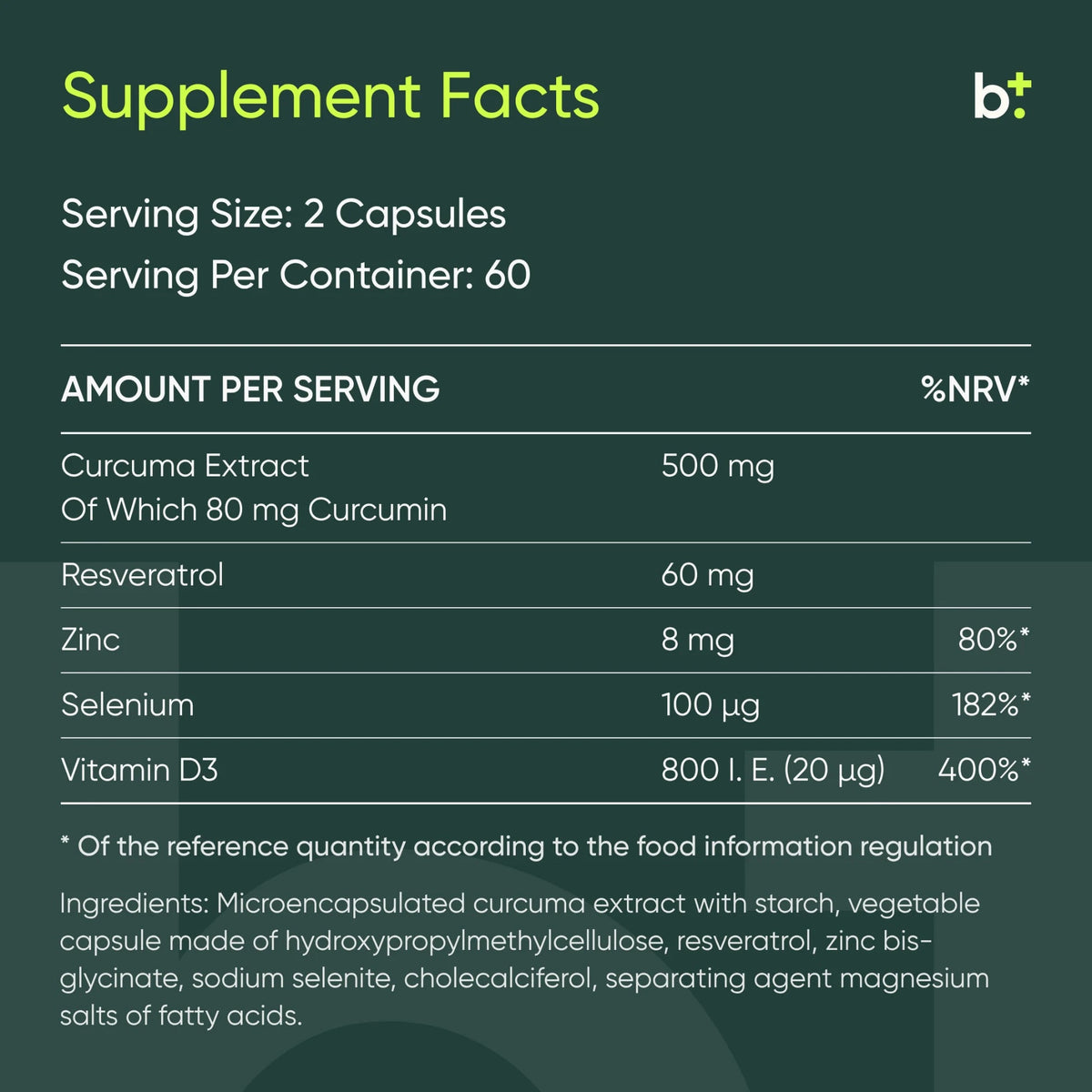 CurcuMit Curcumin - mse MitoMed - B. Health Shop