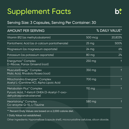 Energy Multi - Plex™ - Researched Nutritionals - B. Health Shop