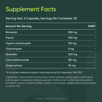 Enzyme System Formula - BIOGENA - B. Health Shop
