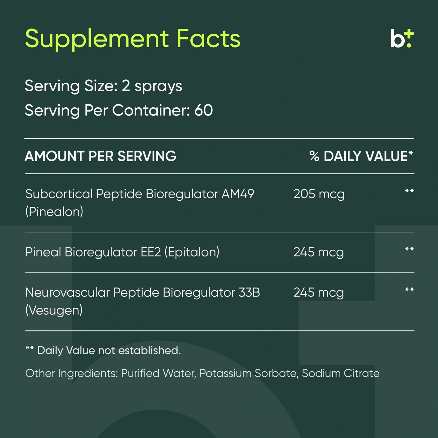 Epitalon Pinealon - Integrative Peptides - B. Health Shop