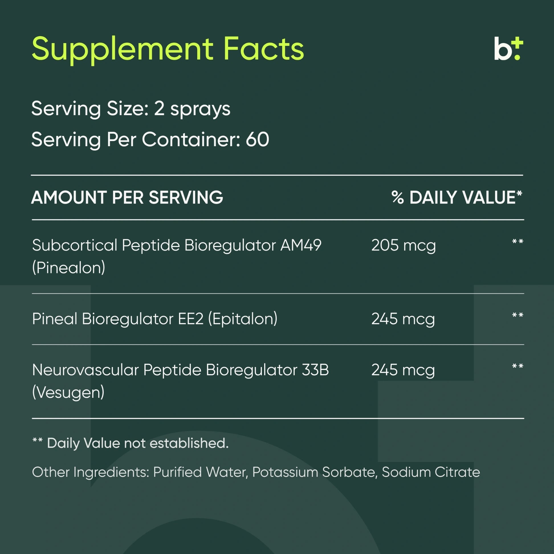Epitalon Pinealon - Integrative Peptides - B. Health Shop