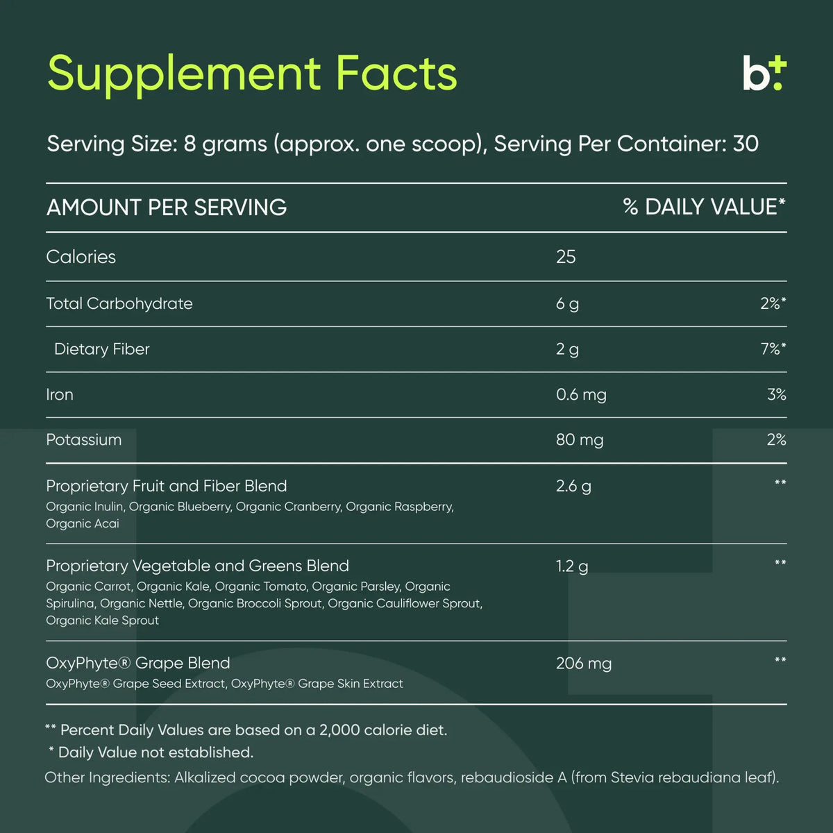 EssentiaGreens™ and Reds Chocolate - Design Health - B. Health Shop