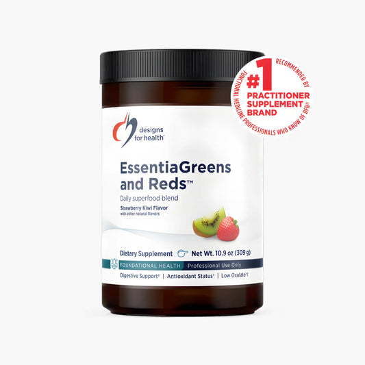 EssentiaGreens and Reds™ Strawberry/Kiwi - Design Health - B. Health Shop