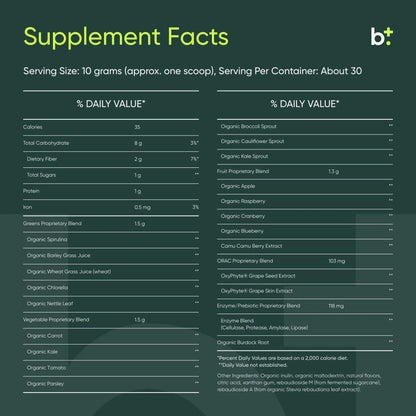EssentiaGreens and Reds™ Strawberry/Kiwi - Design Health - B. Health Shop