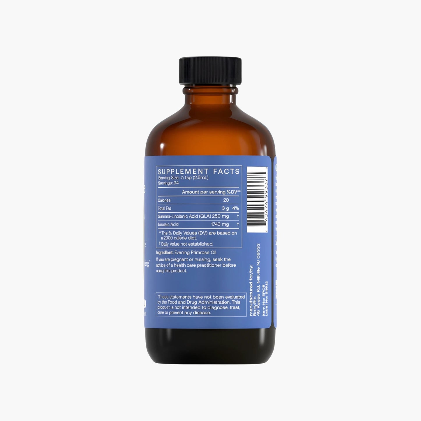 Evening Primrose Oil - BodyBio - B. Health Shop