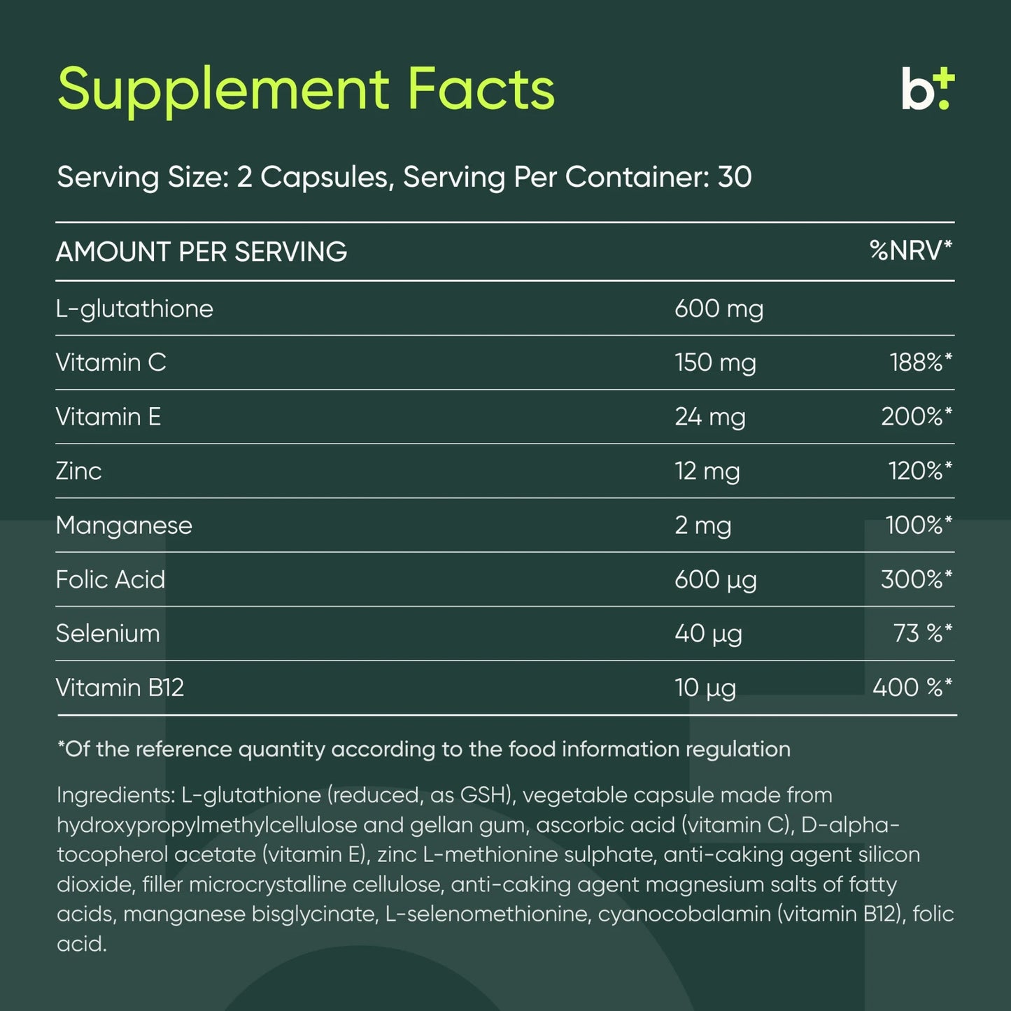 Glutathione mse - mse MitoMed - B. Health Shop