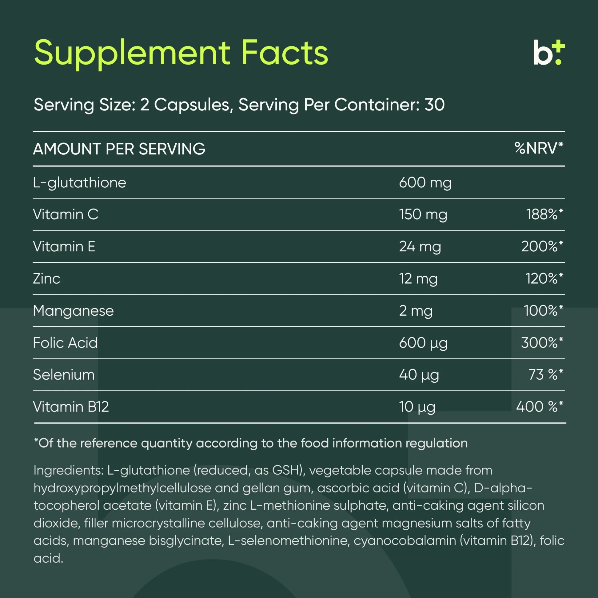 Glutathione mse - mse MitoMed - B. Health Shop