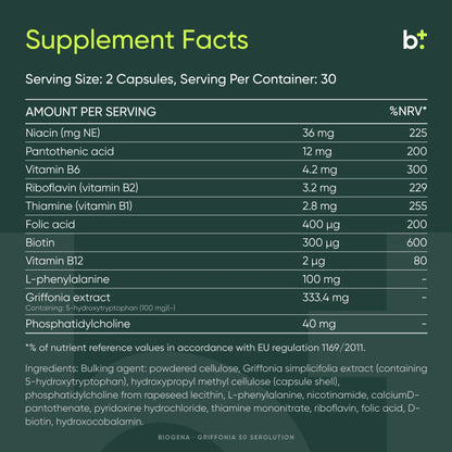 Griffonia 50 Serolution - BIOGENA - B. Health Shop