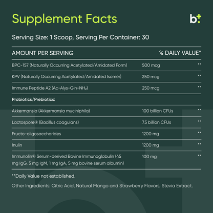 Gut Feeling™ Mango Strawberry - Integrative Peptides - B. Health Shop