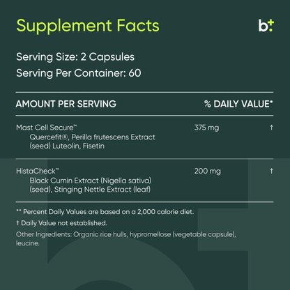 HistaQuel® - Researched Nutritionals - B. Health Shop