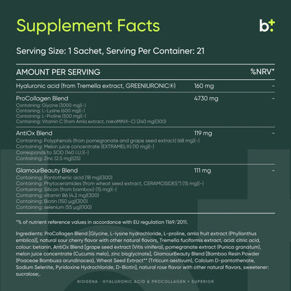 Hyaluronic acid & ProCollagen+ Superior - BIOGENA - B. Health Shop