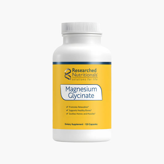 Magnesium Glycinate - Researched Nutritionals - B. Health Shop