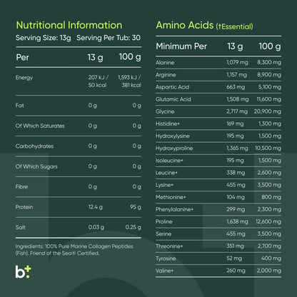 Marine Collagen Powder - Edible Health - B. Health Shop